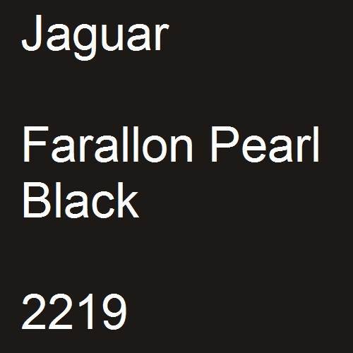 Jaguar, Farallon Pearl Black, 2219.